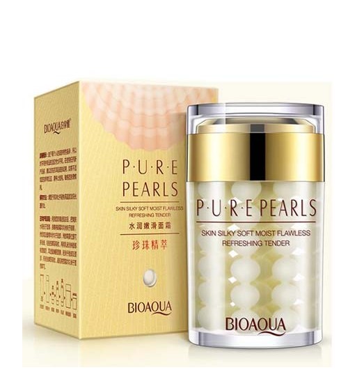 Bioaqua Pure Pearl Face Cream Essence Hyaluronic Acid Cream